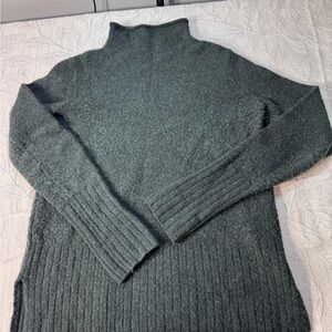 Madewell Alpaca Merino Wool Mock Neck Sweater XXS Color Olivo